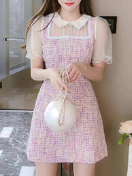 絶対乙女のピンクツイードワンピース Chere Moi 絶対乙女のピンクツイードワンピース Chere Moi