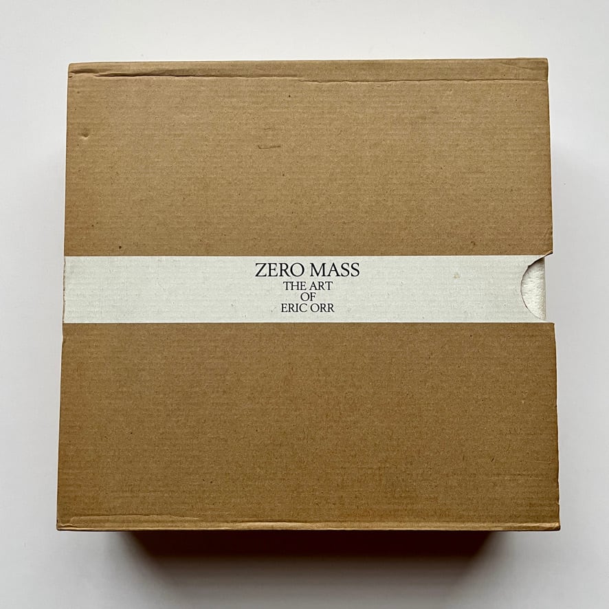【絶版洋古書】エリック・オー　ジェームス・リー・バイヤース　ZERO MASS: THE ART OF ERIC ORR - WITH A JAMES LEE BYARS MULTIPLE  Propexus, 1990  [3100286]