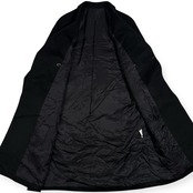 カシミヤ100% CASHMERE ダブル コート F/ブラック レディース