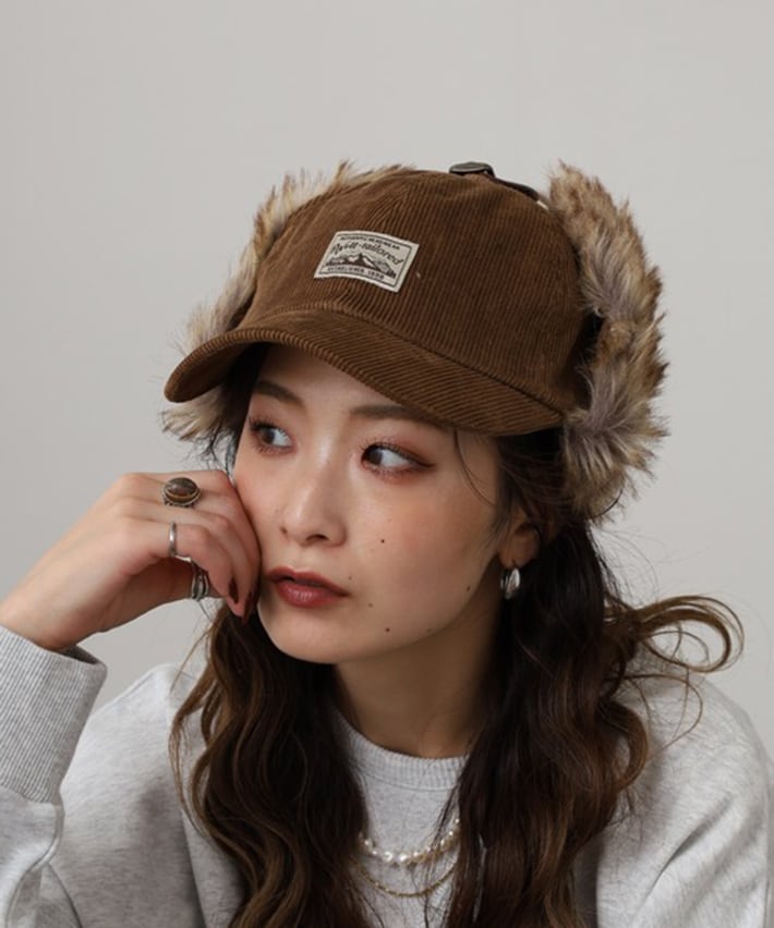 Well-Tailored/ ウェルテイラード FLAP CAP CORDUROY (WL-2353