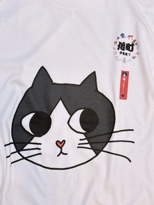 asahiくんドアップＴシャツ　旭町土産Asahi town souvenirs納期が3週間前後