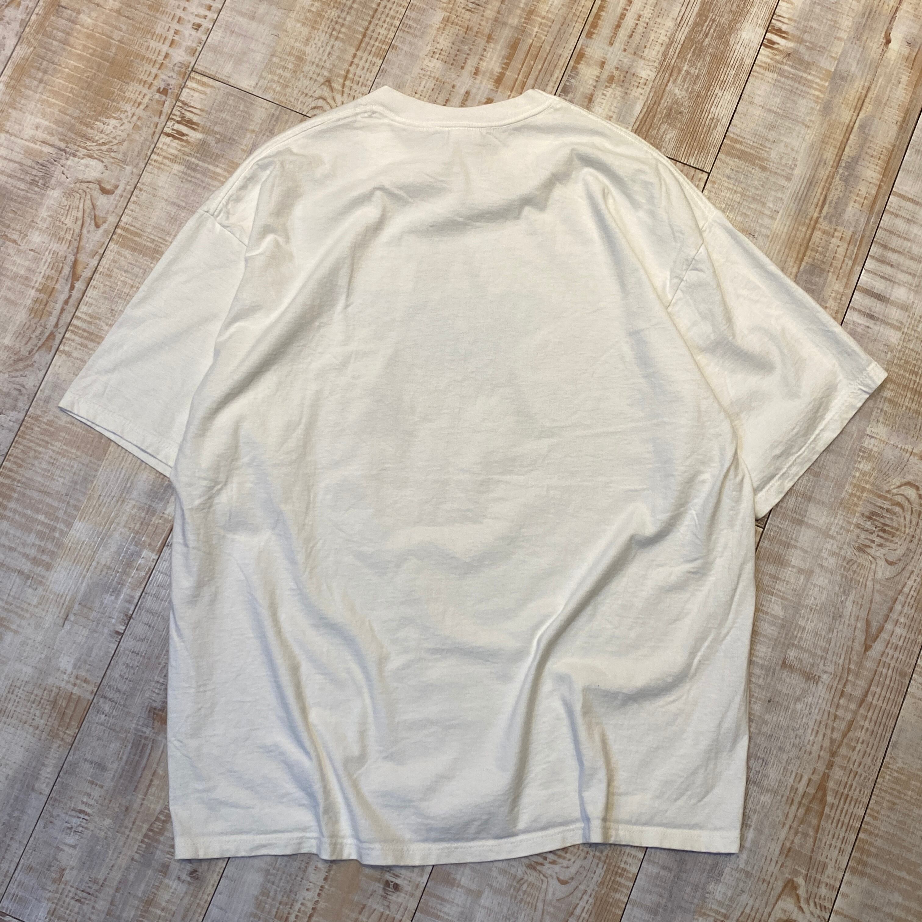 み*ん様 ビンテージ  ロゴ Tシャツ USA製 XL ホワイト 古着 V USA製 