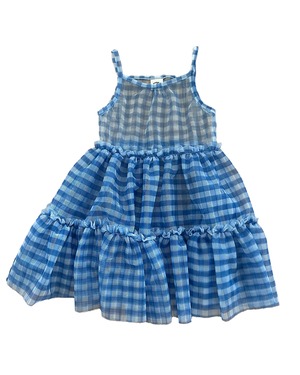 mesh check one-piece