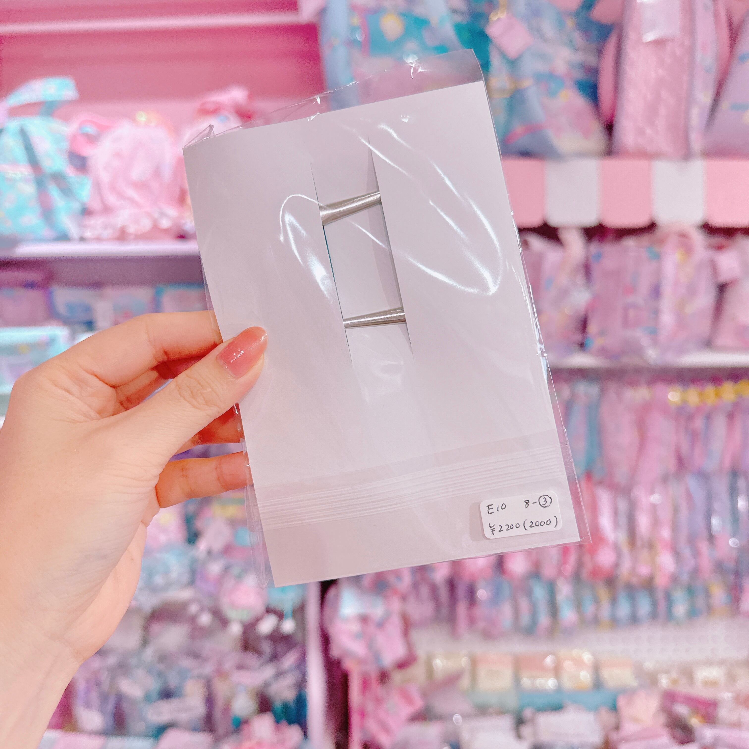 【E10】8-3ツインヘアクリップ