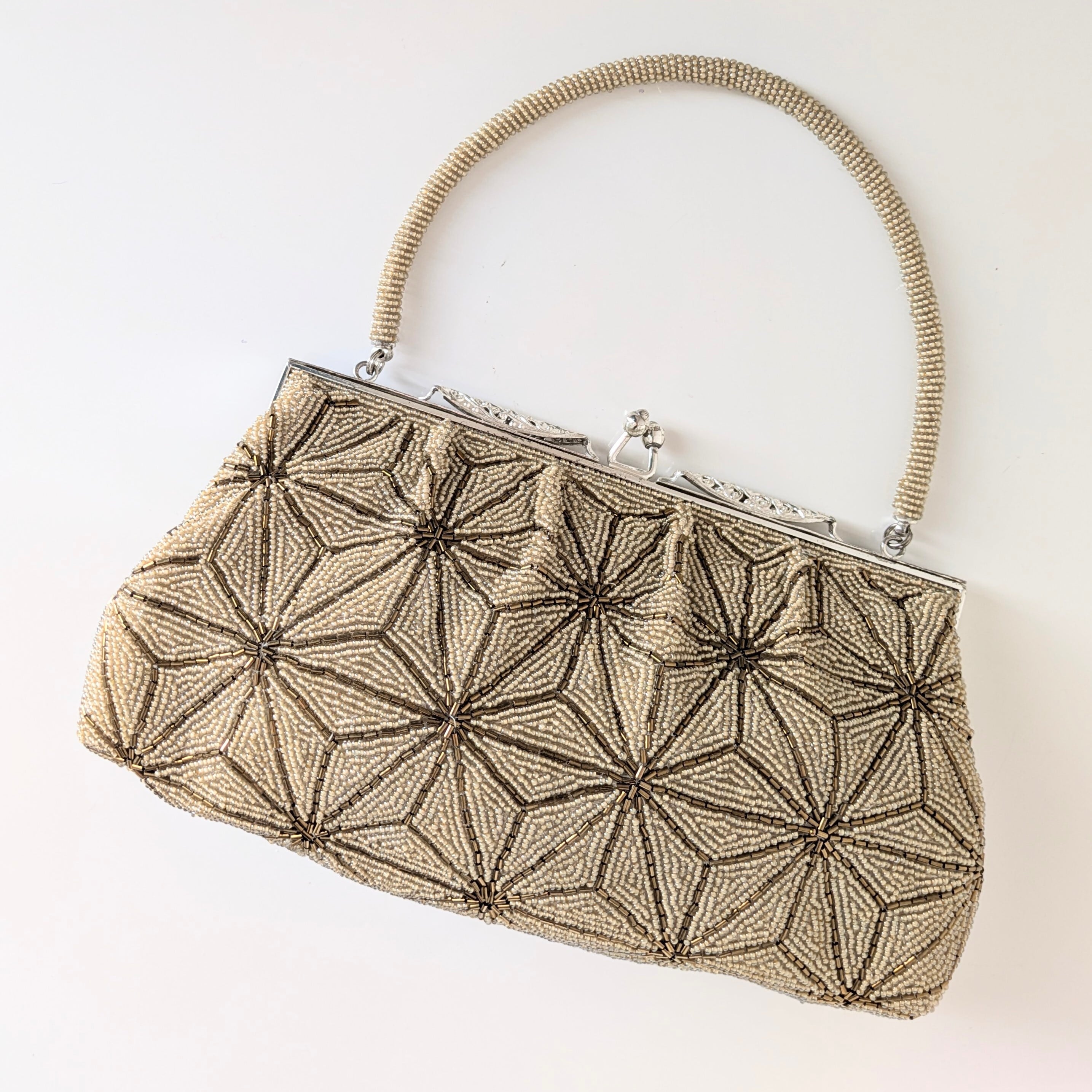 J*様 ビーズバッグ パーティーバッグ ヴィンテージバッグ アンティークビーズ ビーズバッグ/バッグ | 古着屋 鎌倉洋品店