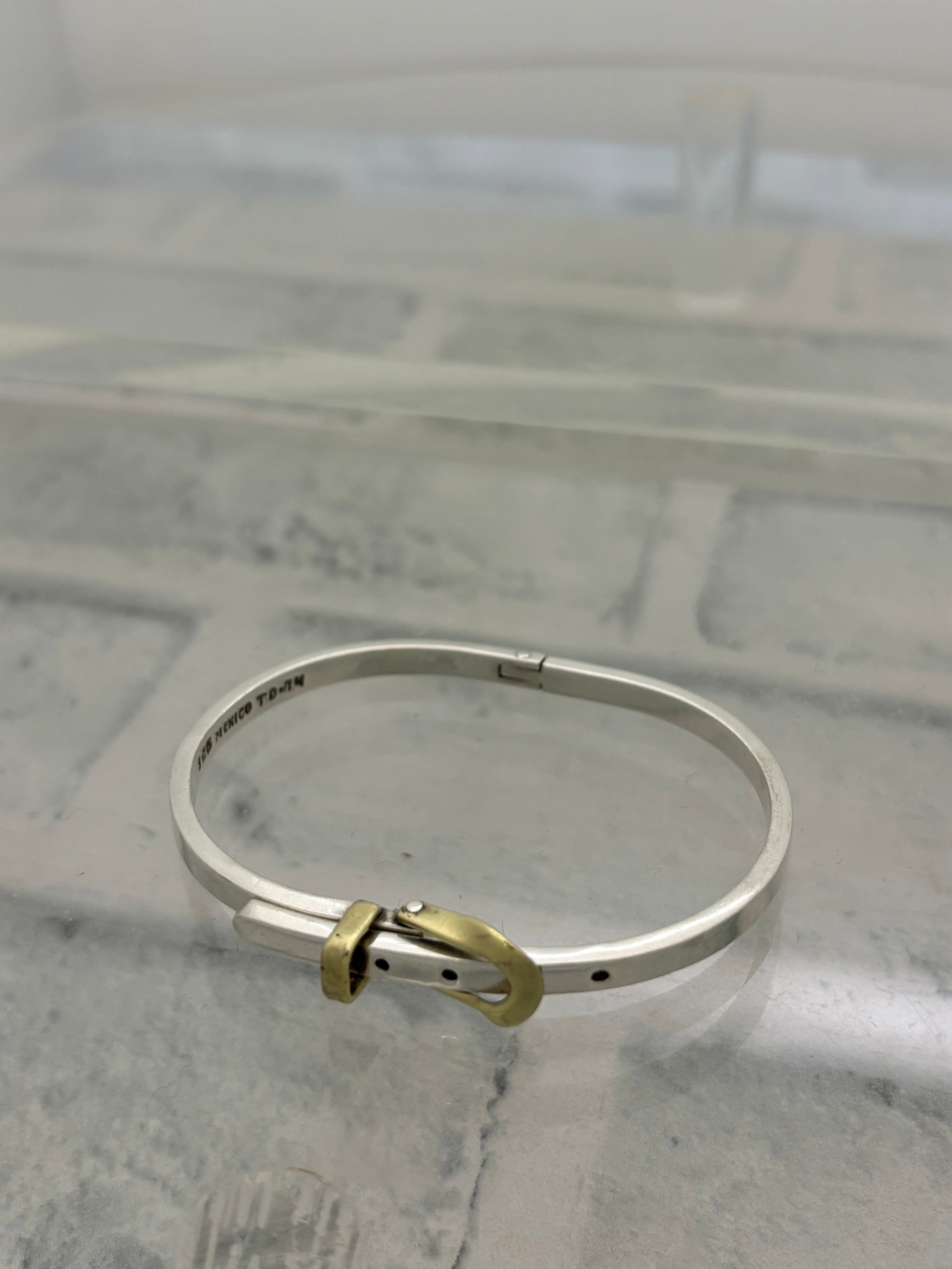 超美品 オールドグッチ GUCCI ヘビー リンクチェーン ブレスレット