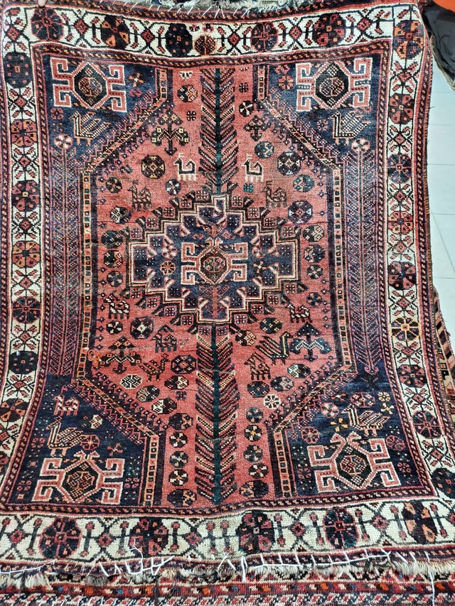 絨毯クエスト48【No.64】 ※現在、こちらの商品はイランに置いてあります。ご希望の方は先ずは在庫のご確認をお願いします。