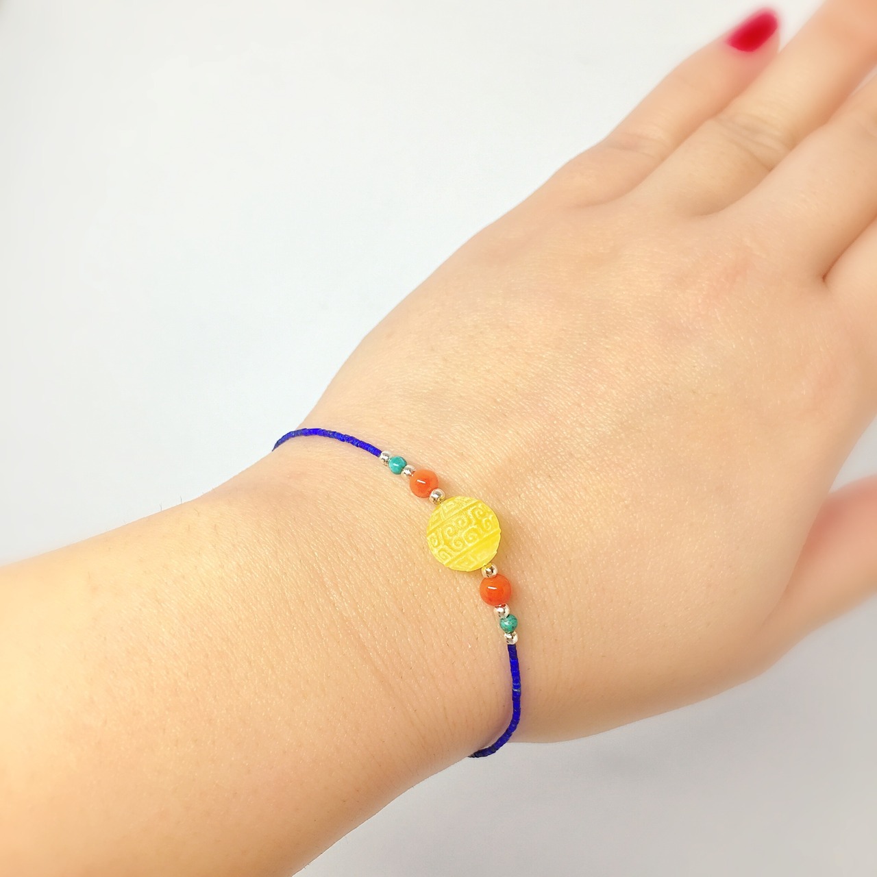 神秘的！在庫限り ラピス 琥珀 ターコイズ 南紅 ブレスレット mnb35c571nl3