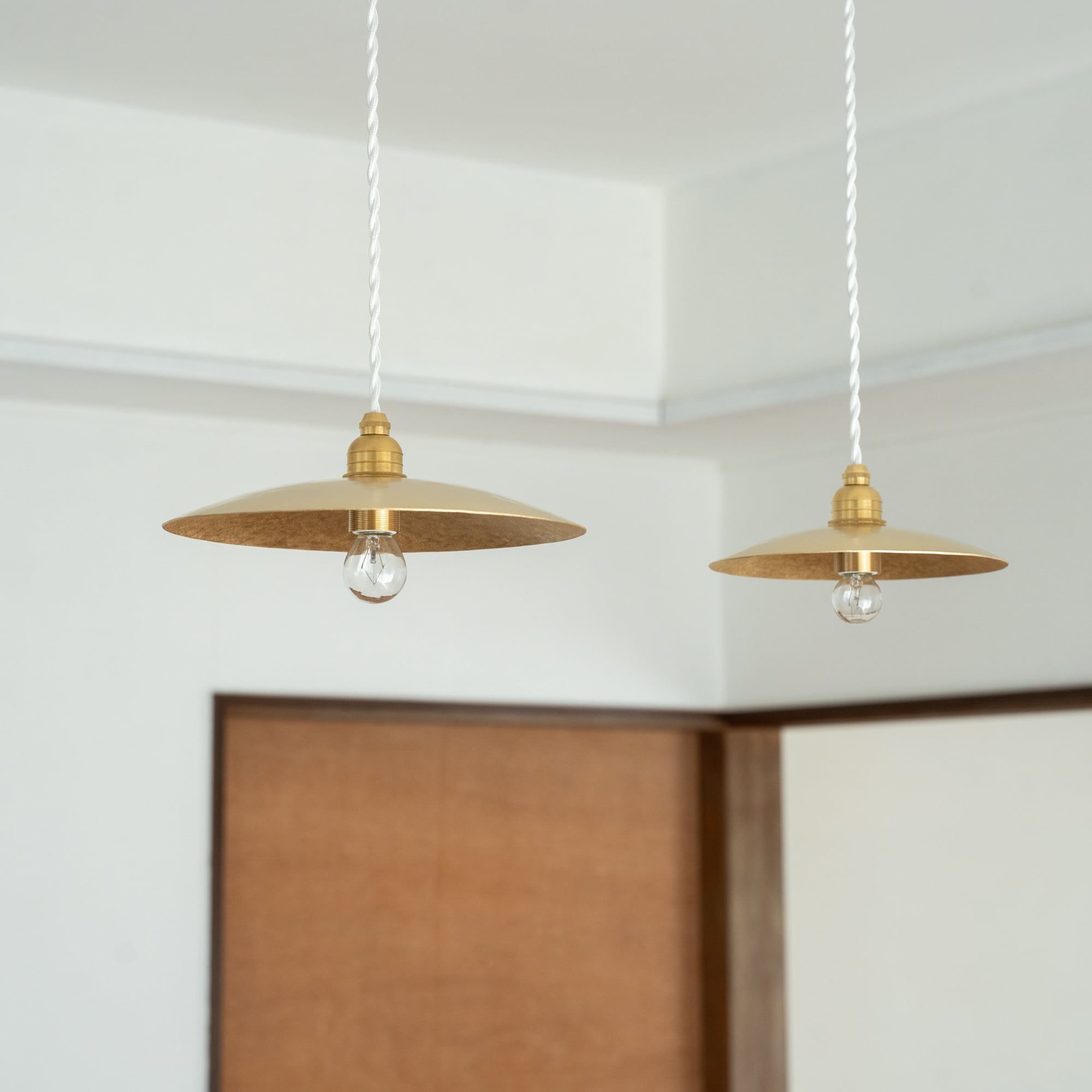 受注製作】ペンダントランプE17 ＜コリーヌ230＞ / 真鍮 pendant lamp