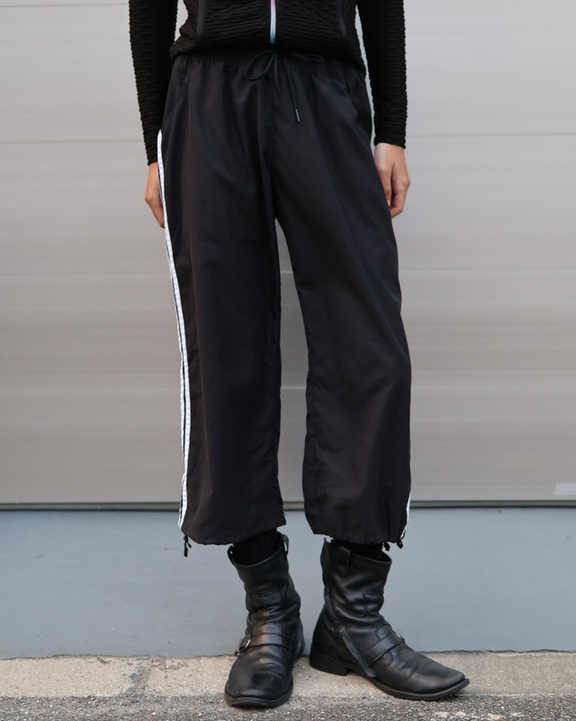 Half-length drawstring easy pants