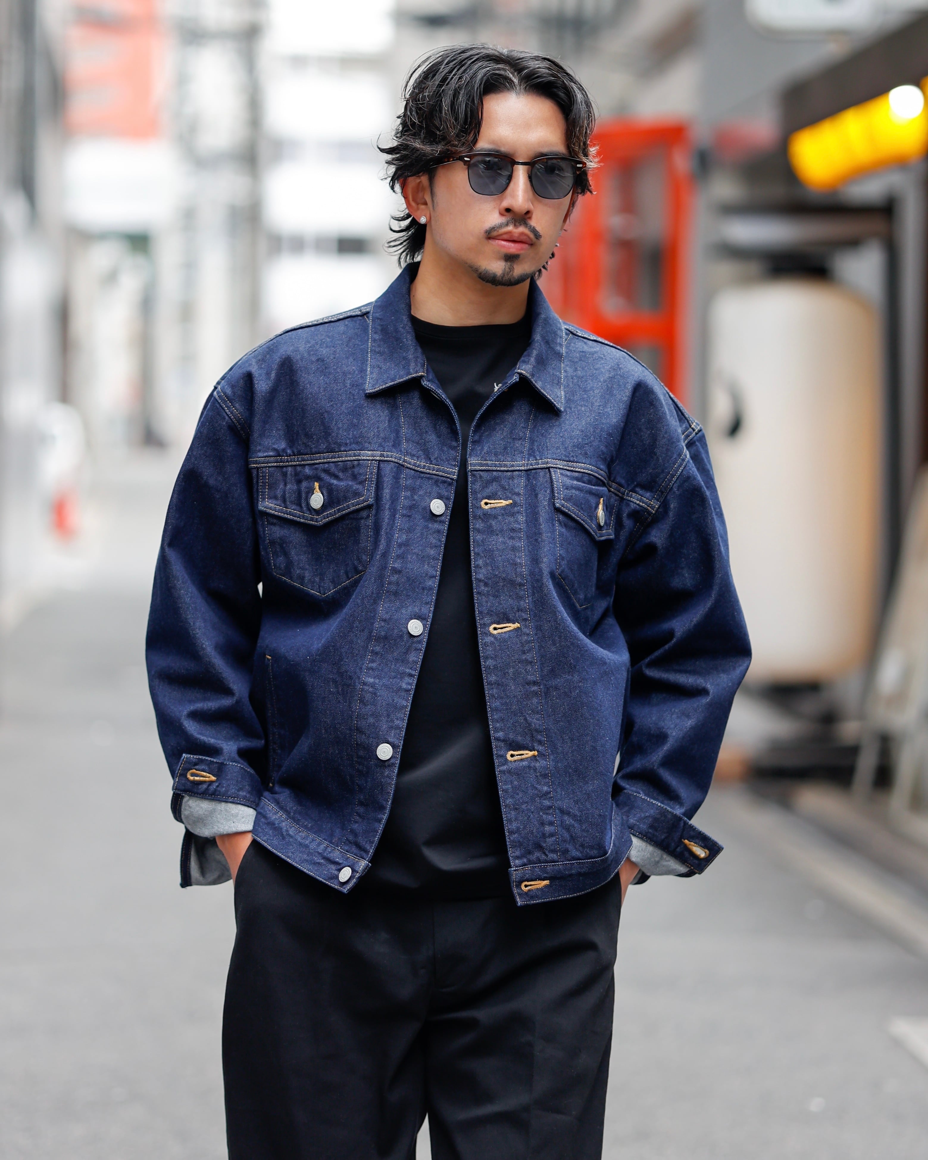 岡山デニム】Okayama Denim Over Jacket【オーバーシルエット】【即日 