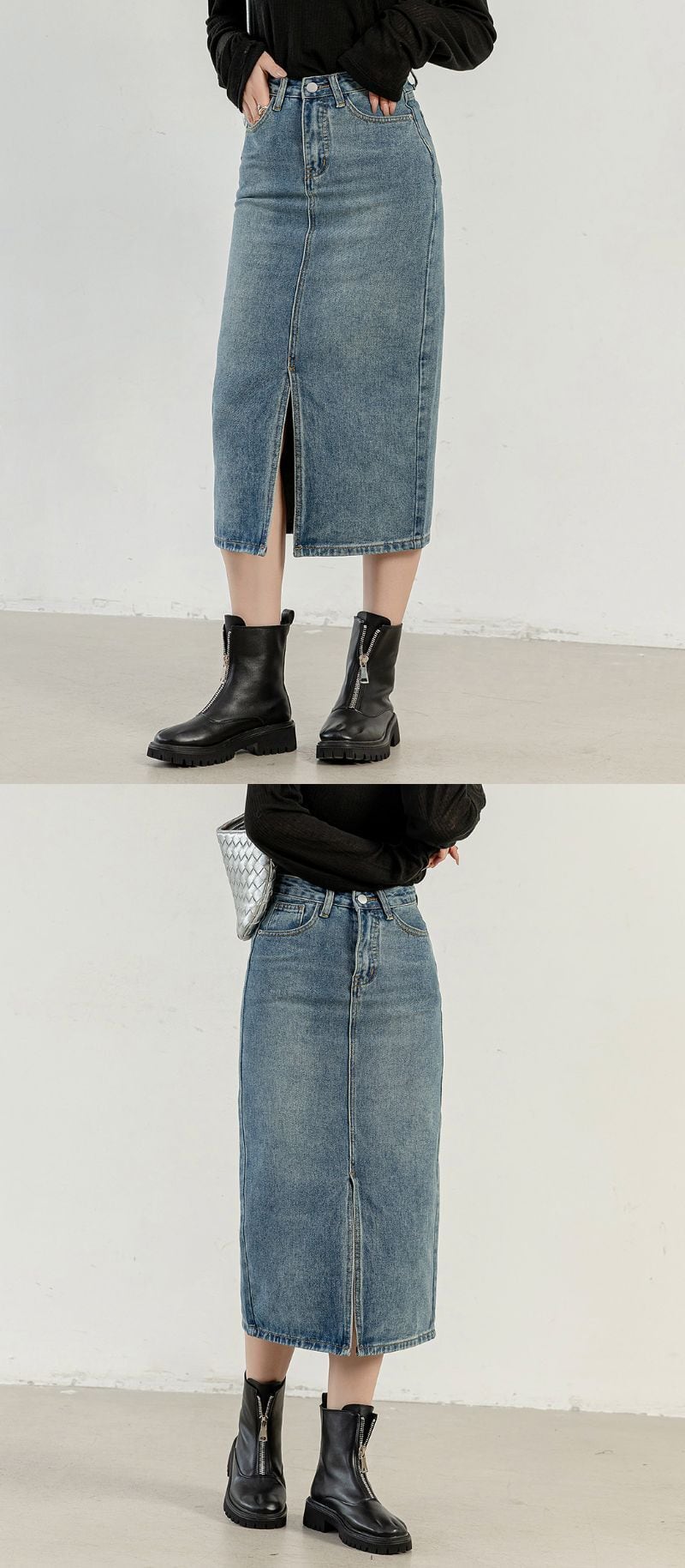 宅配便】デニムナロースカート／skirt024 | DAY CLOSET