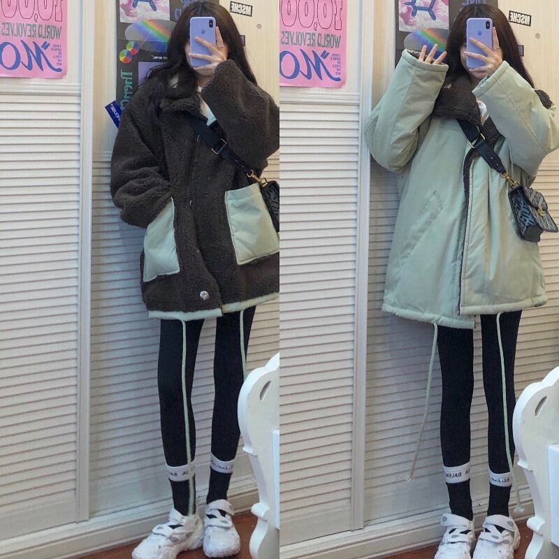 ウィンターカラーウールジャケット コート コットン 冬物 萌量不足75134346650