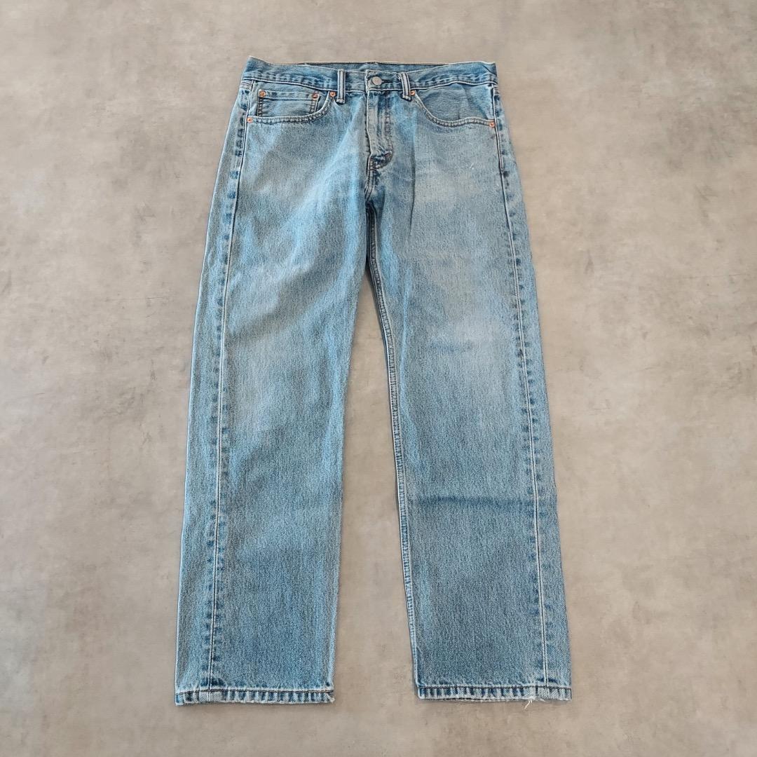 リーバイス505 Levis W34 ブルーデニム 青 古着 ボトム 21211