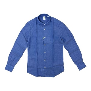 FINAMORE(フィナモレ) Linen Shirt"SERGIO"/BLUE
