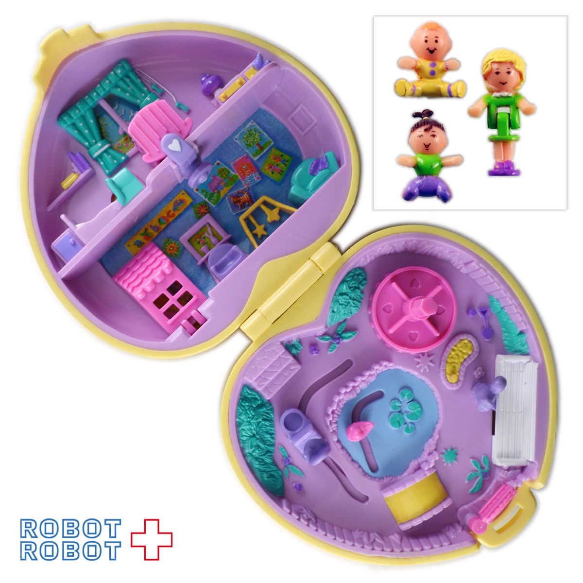 ポーリーポケット　Polly Pocket　ハート型　ペンダント　ベビー