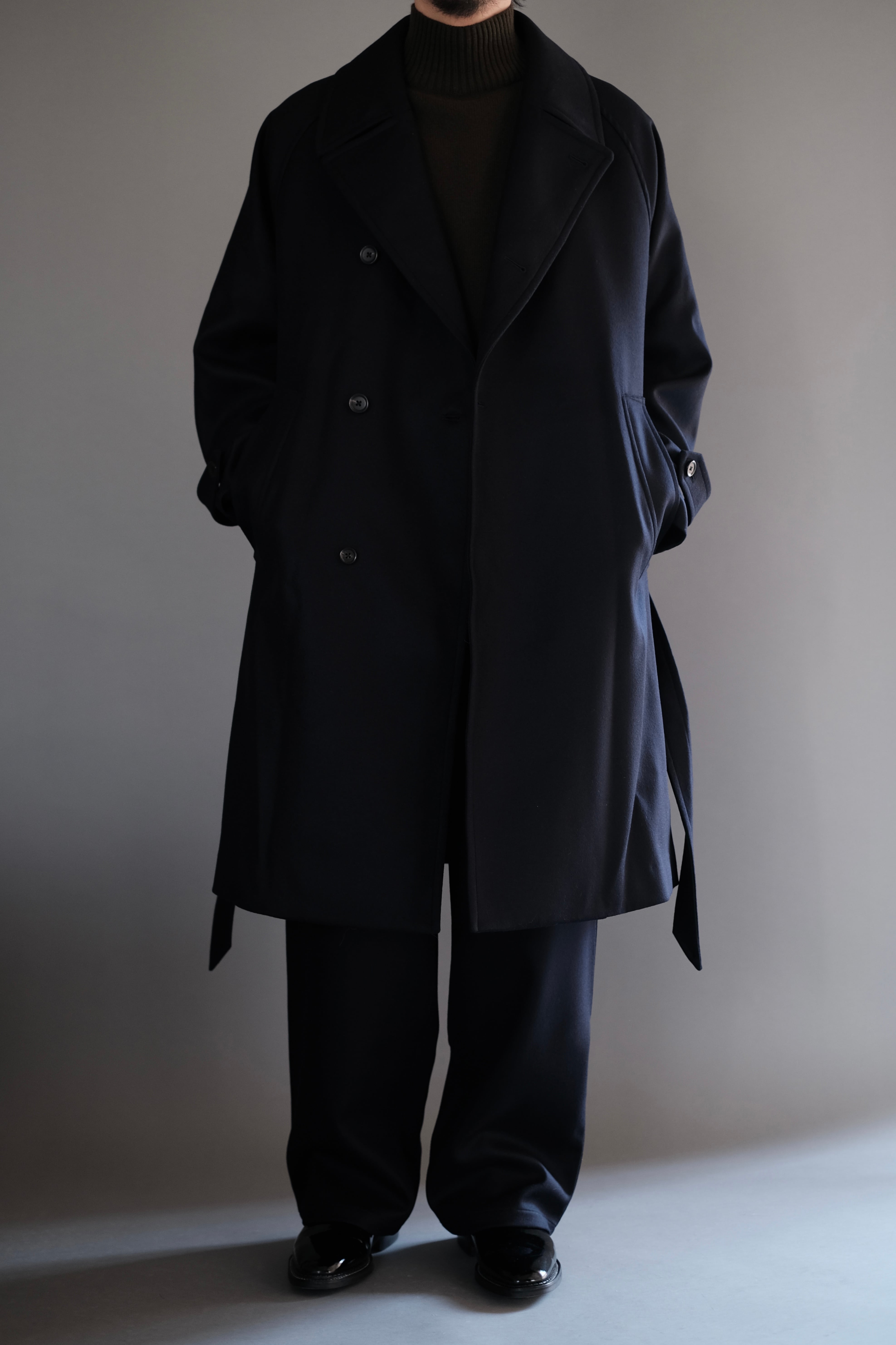 最終価格】AURALEE LIGHT 重く MELTON OVER COAT