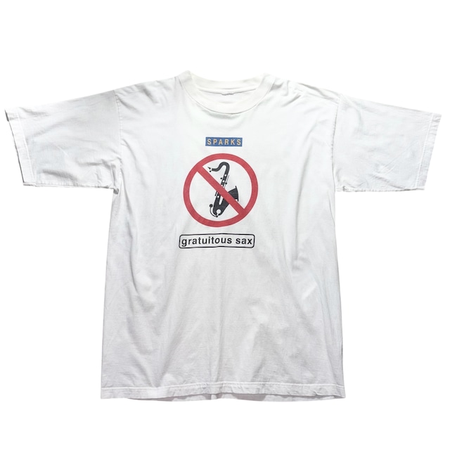 vintage 1994’s SPARKS music tee “GRATUITOUS SAX & SENSELESS VIOLINS”