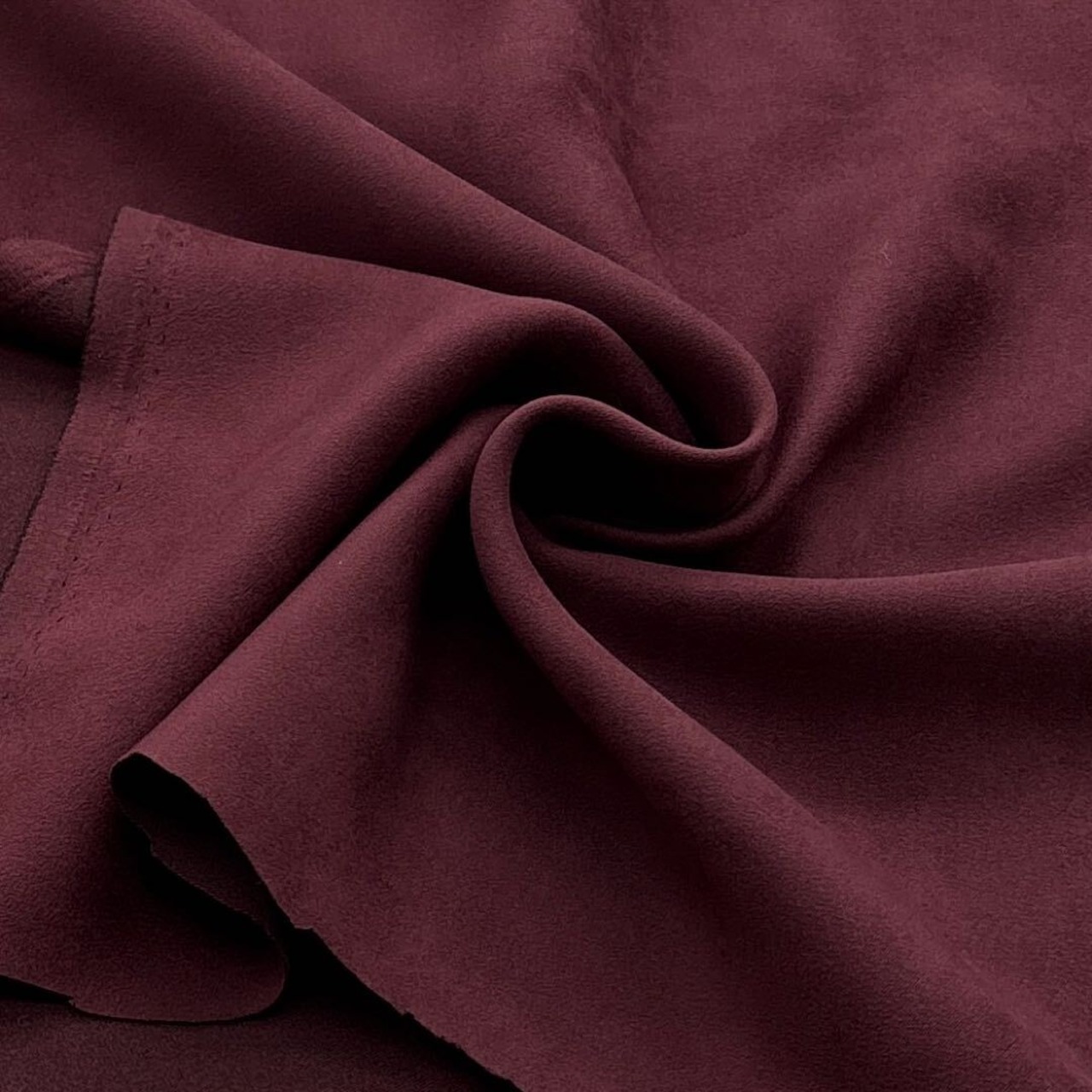 ★TC185◆2.5m◆ポリエステル100％スエード生地◆ボルドー