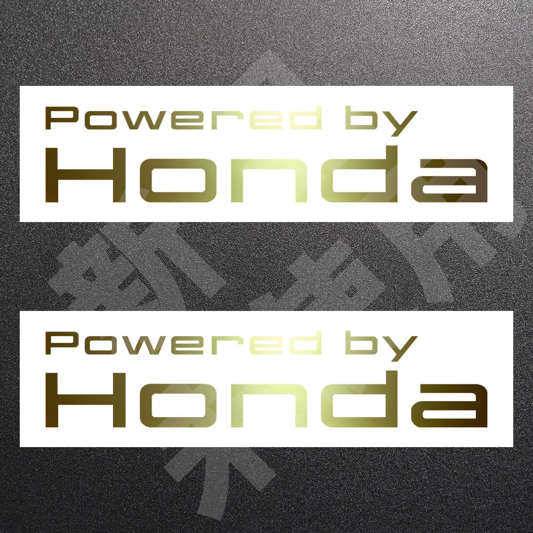 超高品質☆Powered by Honda・新ロゴ カッティングステッカー