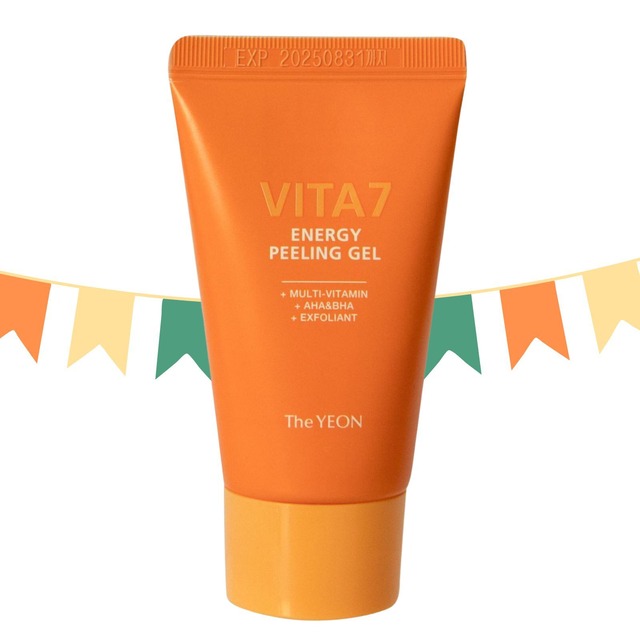 【ミニサイズ】VITA7 E ピーリングジェル / The YEON ザヨン ビタセブン 韓国コスメ ビタミン 角質取り 毛穴ケア 保湿 トーンアップ スキンケア 小鼻 角栓 毛穴 低刺激