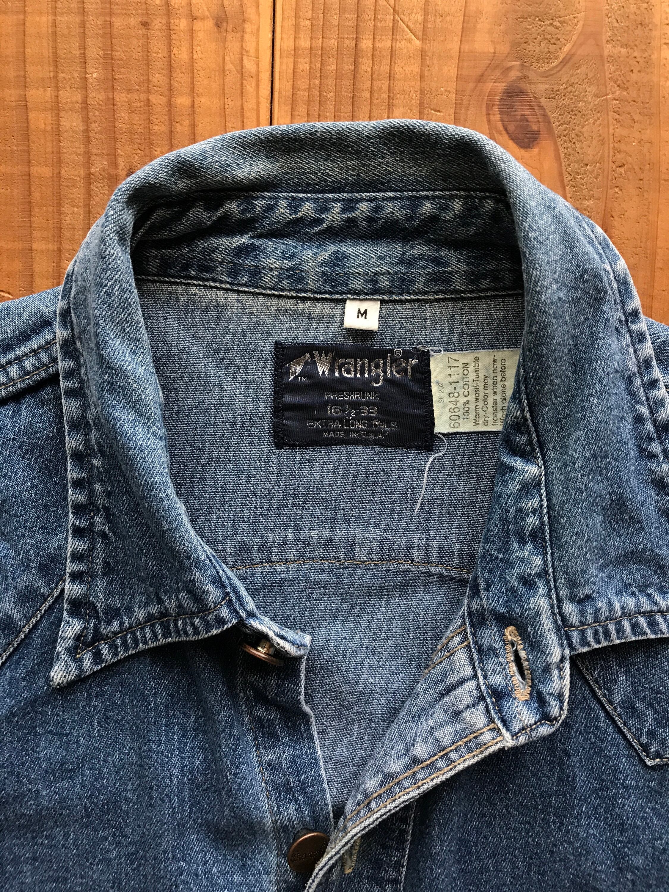 Wrangler デニムシャツジャケット(16 1/2 × 33) | Garage Vintage Clothing