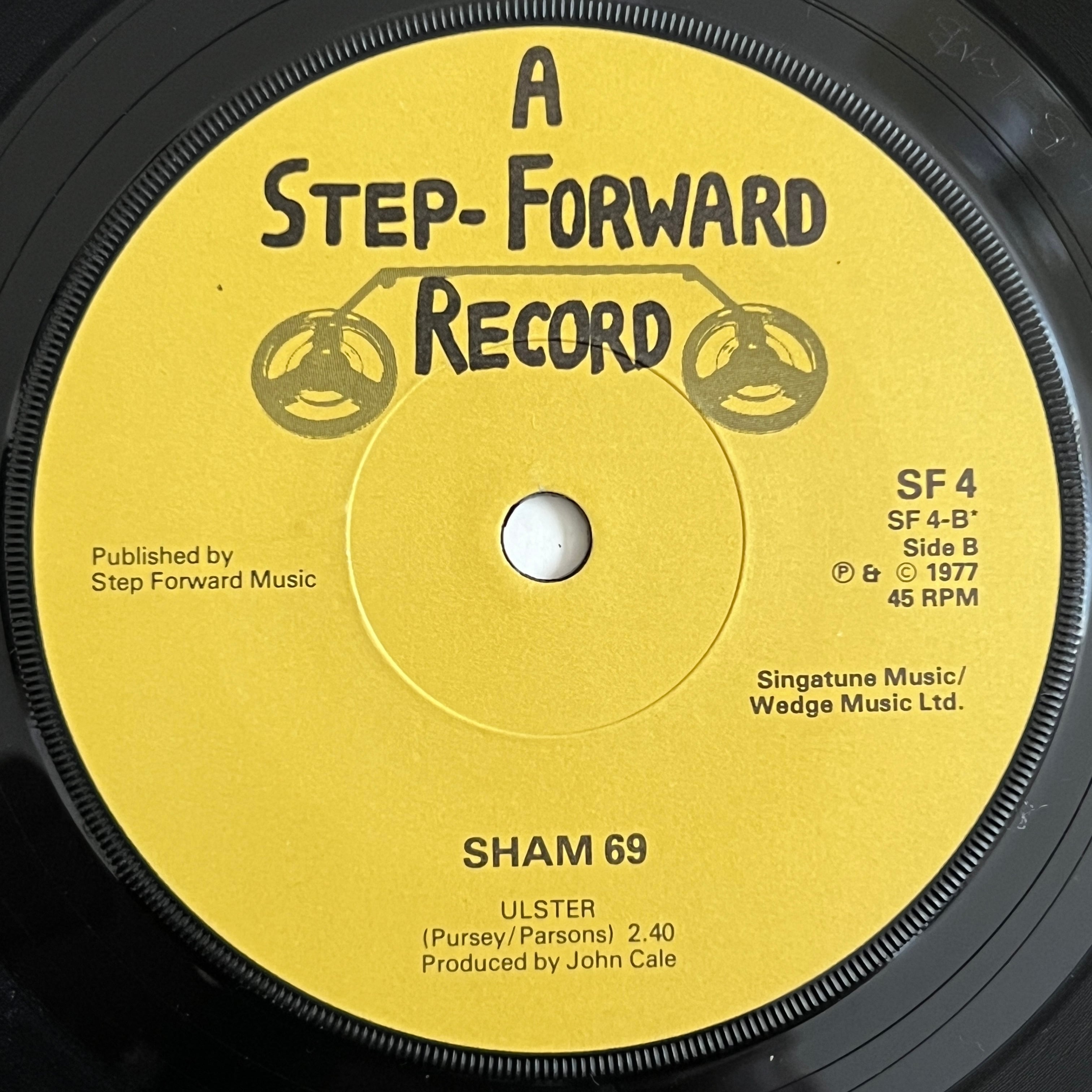 7inch】Sham 69 / I Don't Wanna | トキワレコーズ