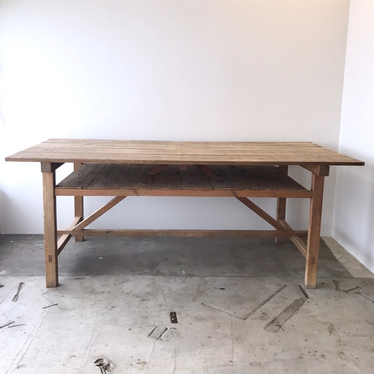 テーブル　作業台　古家具
