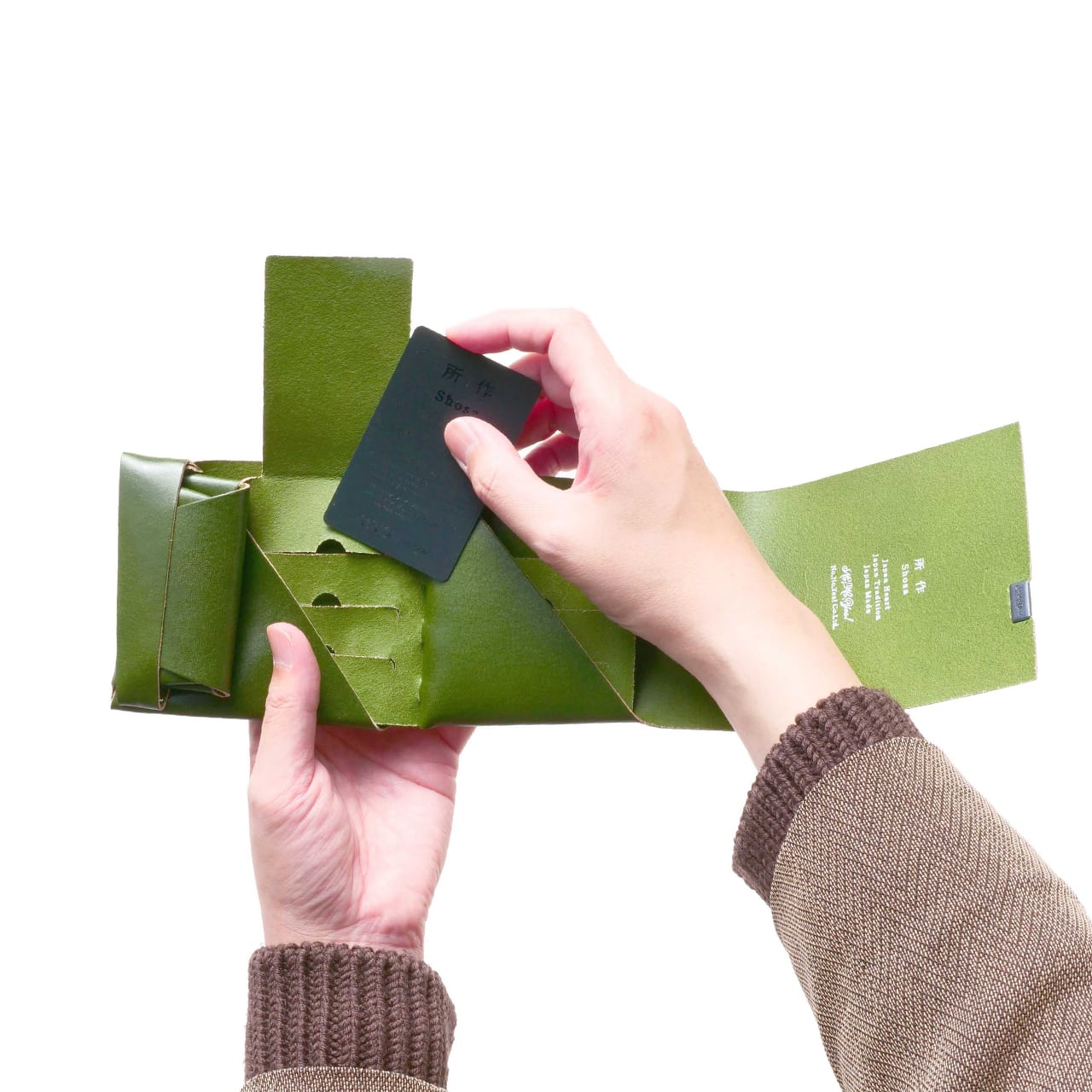 抹茶 ショートウォレット2.0 | 所作 Shosa