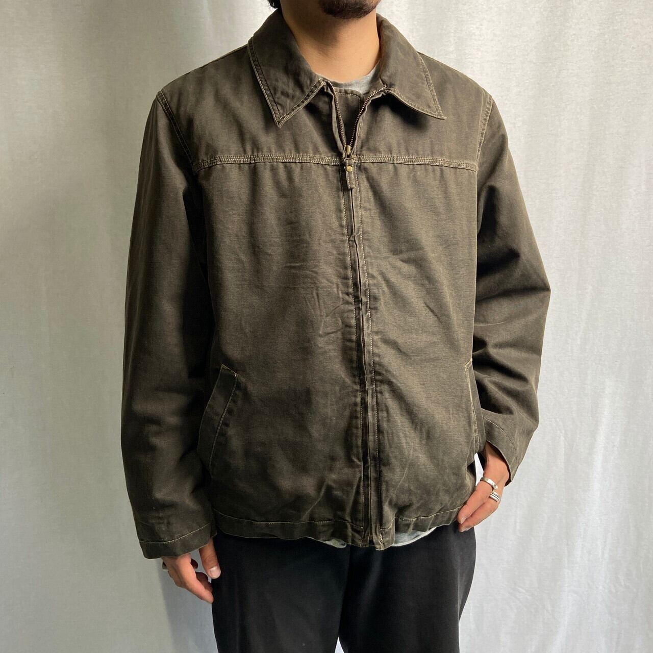 SONOMA ダック地 ワークジャケット メンズL 古着 中綿入り コットン 