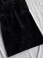 "Vintage" Velour Fur Long Coat