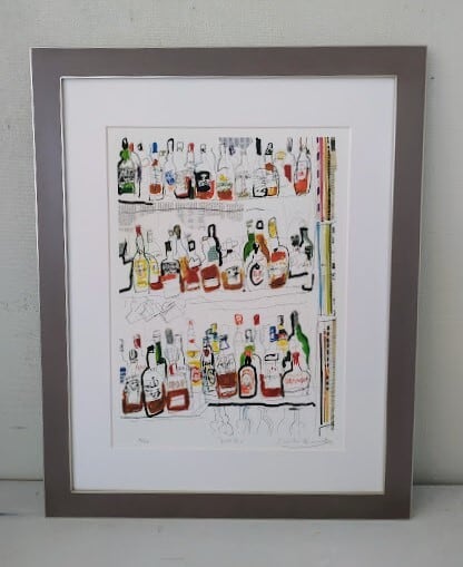 Y・ヤング「静物」油彩画 額縁外寸47.2x52.5x2.5㎝ 内寸41.0x47.0