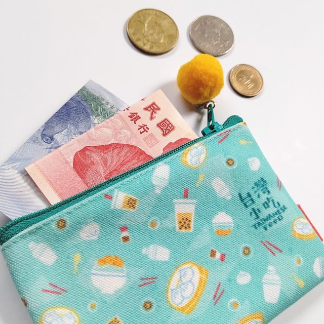 激レア　台湾　ポーチ　帆布　台湾製　タピオカ　小籠包　収納袋 激レア 台湾 ポーチ 帆布 台湾製 タピオカ 小籠包 収納袋