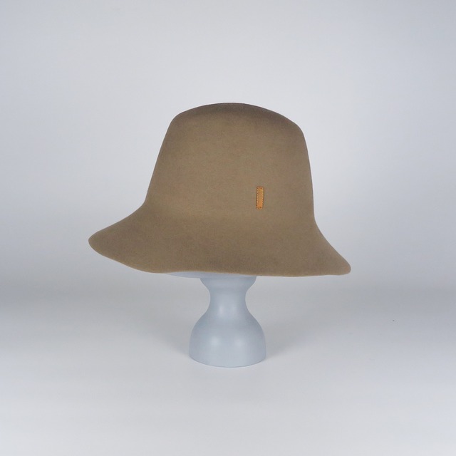 AW21-BD-5 Rabbit Felt Roller Hat - BEG/MAG