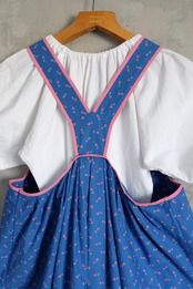 Karelian style pinafore dress