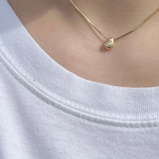 \\ sample sale //silver925  mame necklace（gold）