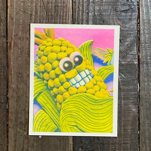 【RISOGRAPH】"Corn" Risograph Print by |an Mackay & Matt Goldberg