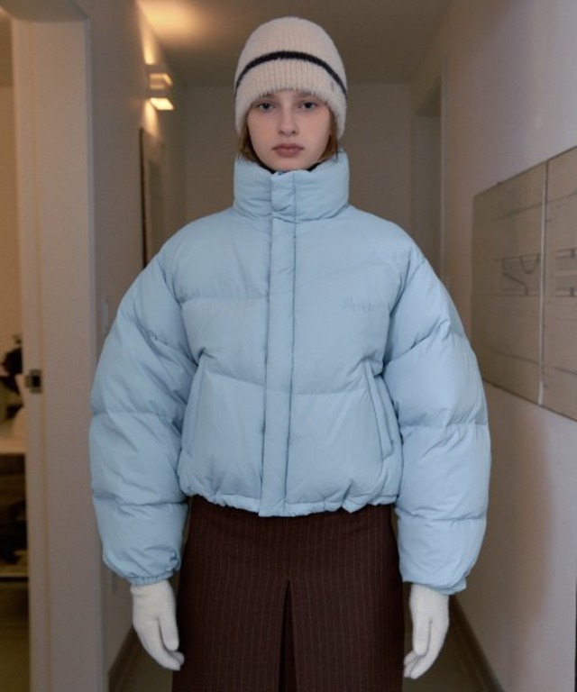 [SINOON] PUFFER JACKET (SKY BLUE)