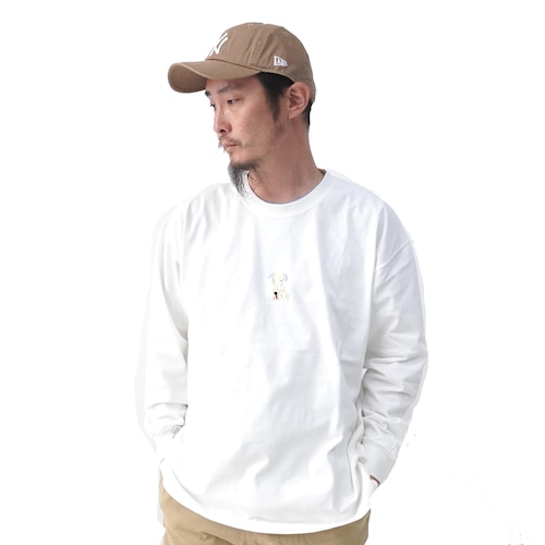 【2026春夏 新作】gym master ジムマスター 7.4oz DOG刺繍 ビッグロンTee G621770 メンズ レディース ユニセックス 長袖 ビッグシルエット