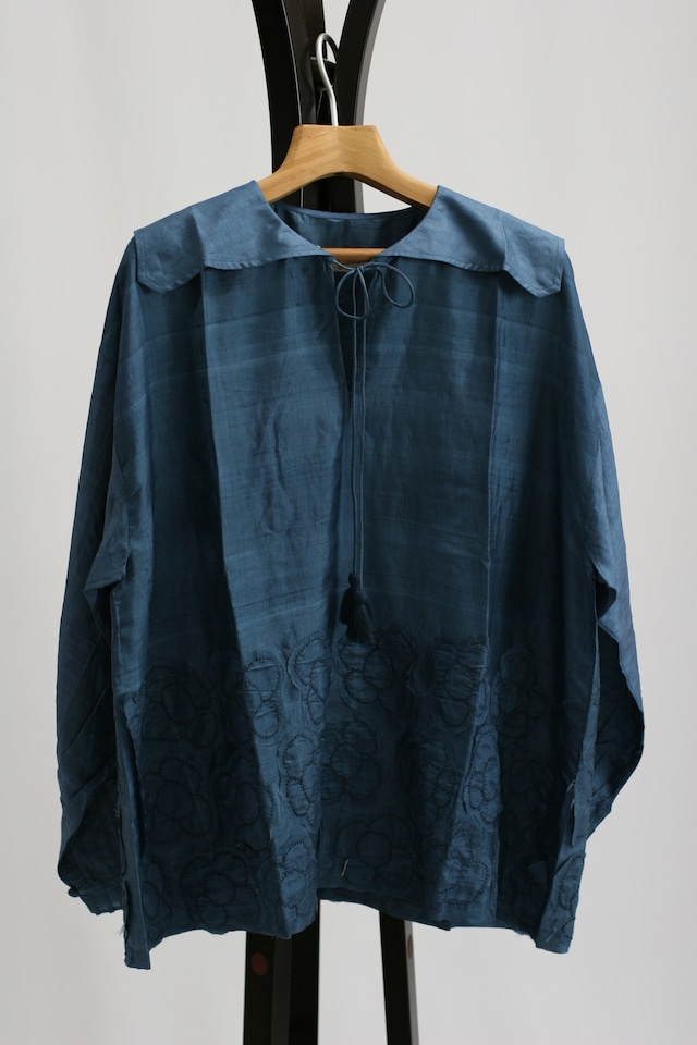 【Native Village】No.15 To the streets of Paris Shawl collar coat / gray（33261-15201）
