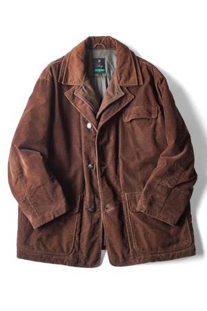 "FAY" DOUBLE-COLLAR Corduroy Jacket