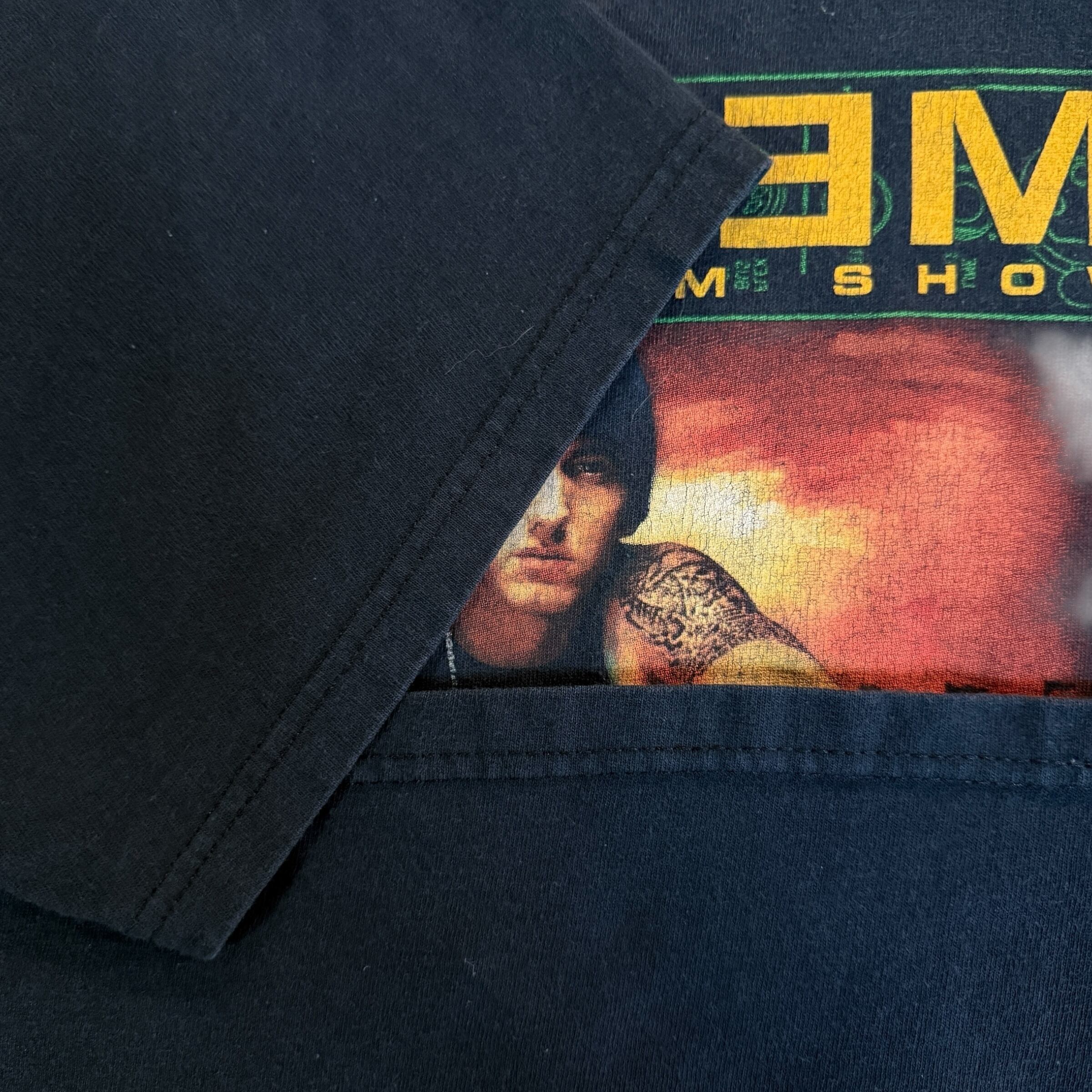 eminem エミネム Tシャツ XL レア物 MUSIC TEE EMINEM エミネム Tシャツ ラップTシャツ ブラック