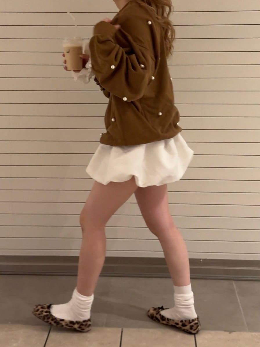 PERL SWEAT brown | MARRY ME.official