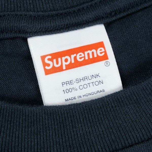 Size【L】 SUPREME シュプリーム 26SS Arabic Box Tee Navy アラビック
