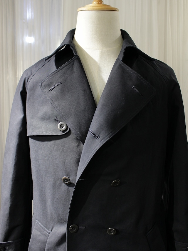 G.E.R (Garage.U.W Exclusive Reciprocity) HD-GABA BLACK TRENCH COAT