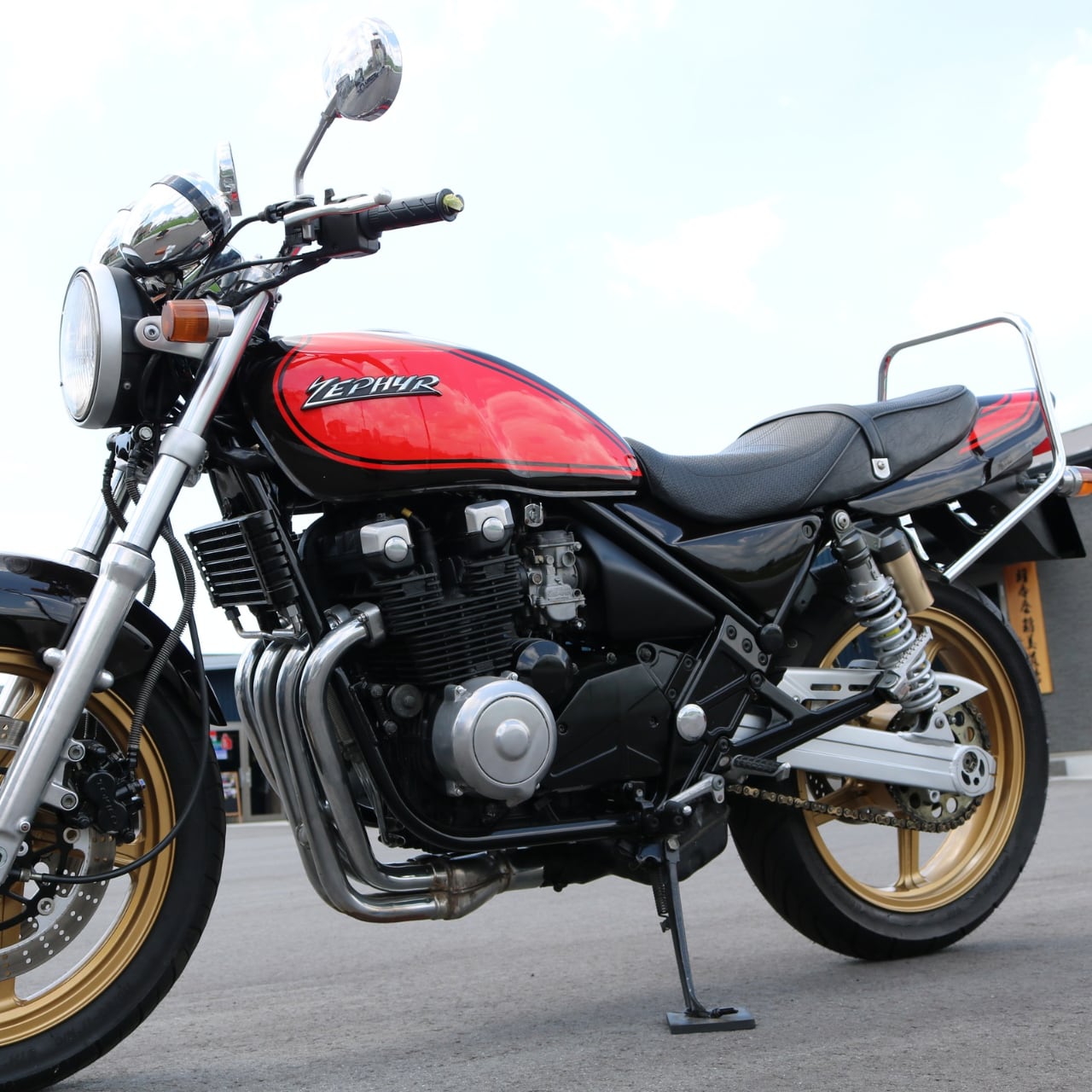 □ 即決 ゼファー400 ゼファー400χ 極太メッキファッション タンデム 