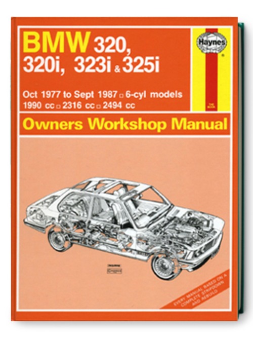 BMW・320・320i・323i & 325i・1977-1987・オーナーズ・ワークショップ・マニュアル