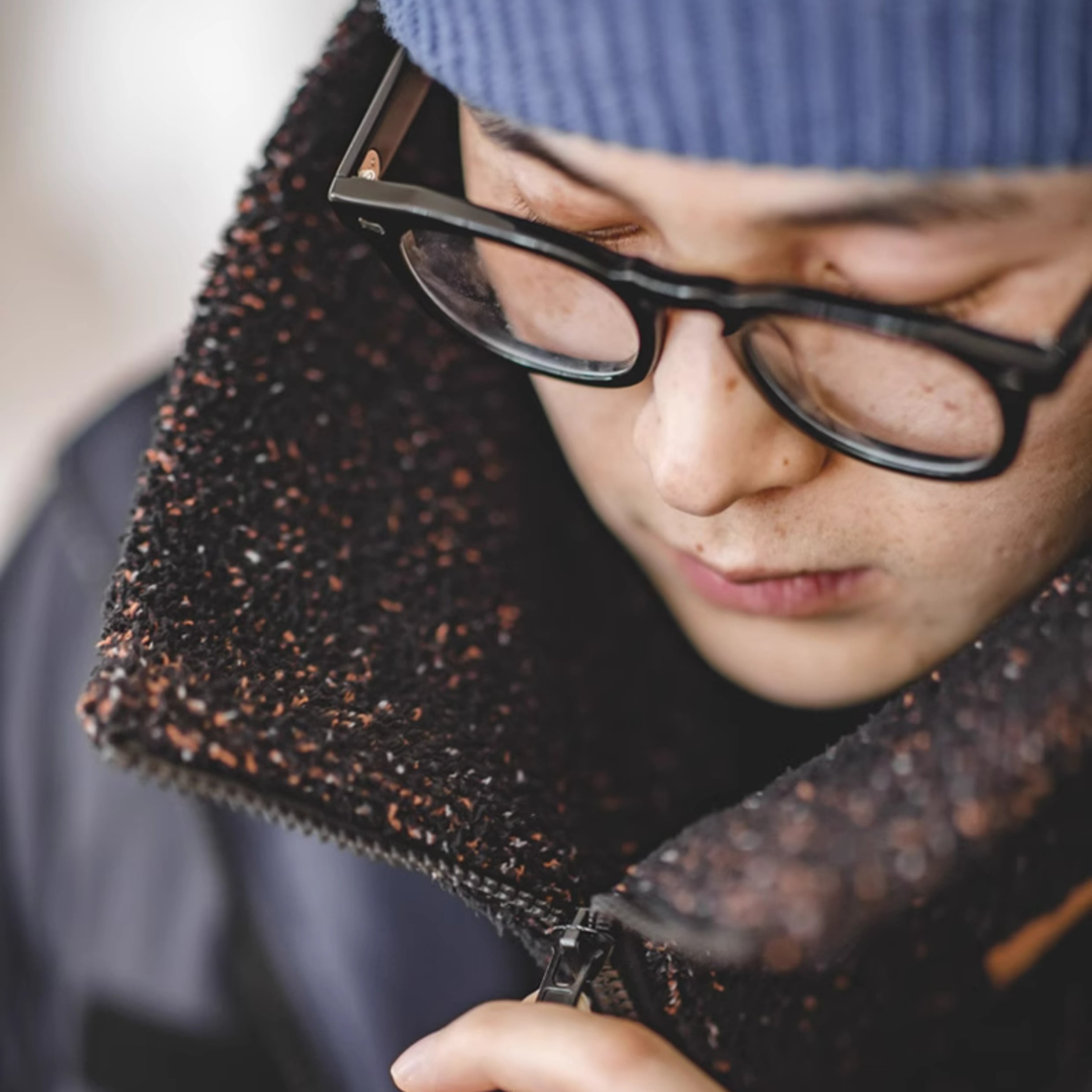 Madenレトロジップアップネックウォーマー | mblueshop