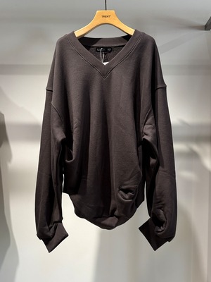 【26AW】OPEN YY オープン ワイワイ/ スウェット / SLOUCHY Y-NECK SWEATSHIRT
