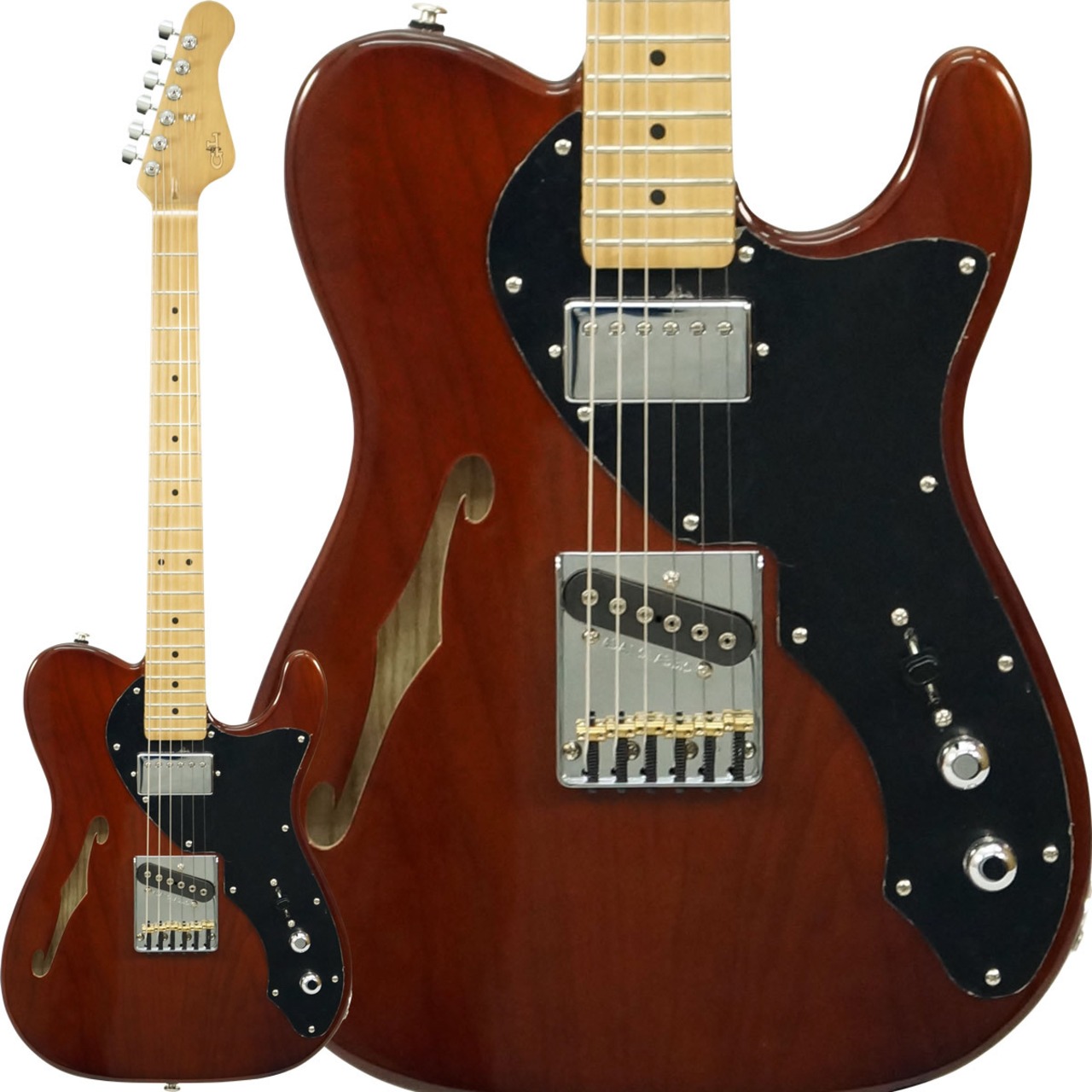 G&L USA Limited ASAT Classic Bluesboy Thinline (Mocha/Maple)  [アウトレットSALE特価]